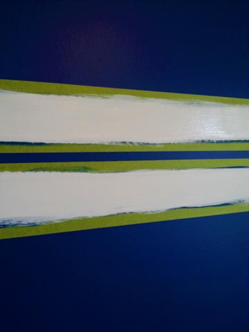 How to paint stripes on a wall DIY guide from About Murals.