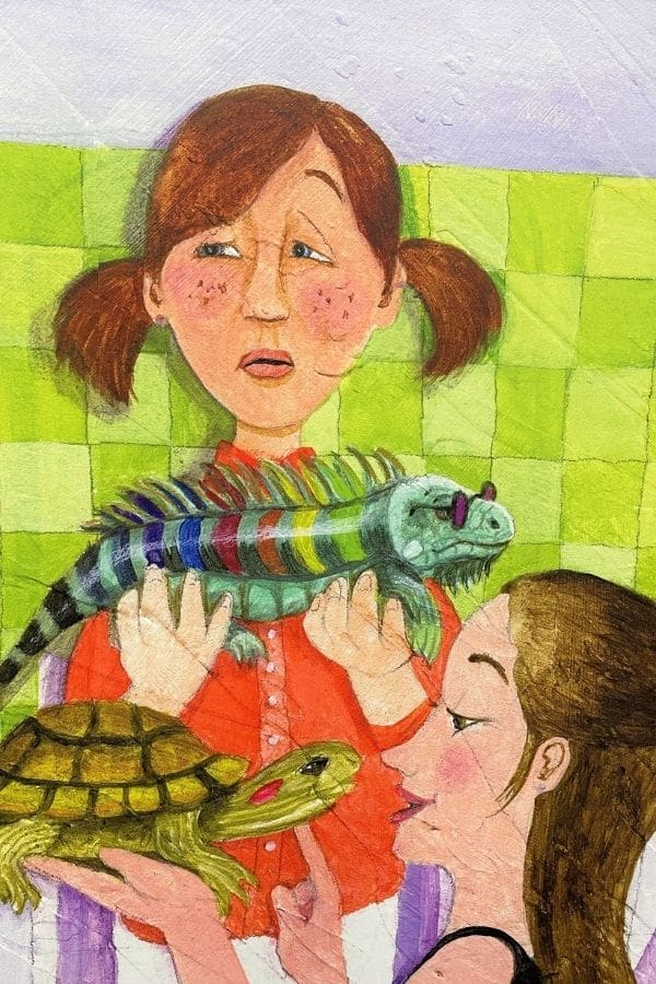 Animal Hospital Wall Mural - Close-up Lizard - About Murals
