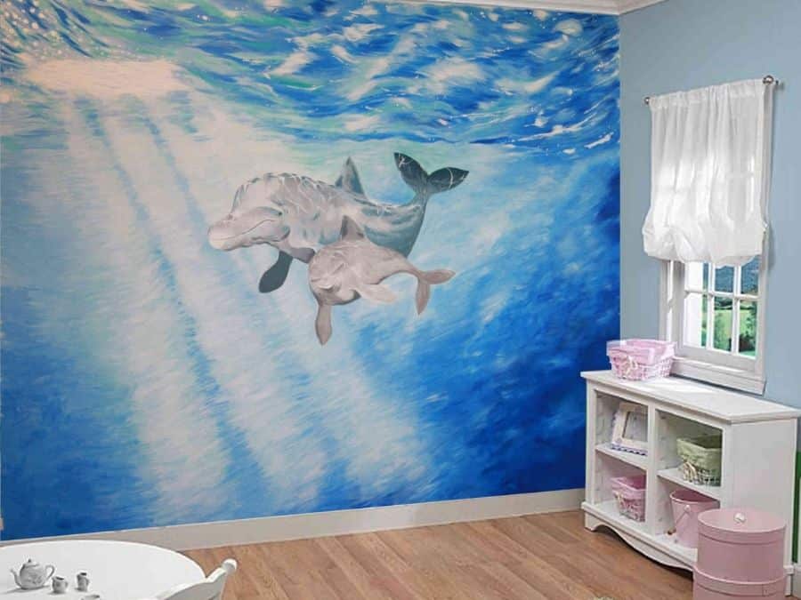 Dolphin Wallpaper | About Murals
