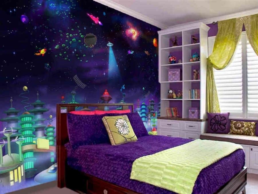 Space City Wall Mural | About Murals