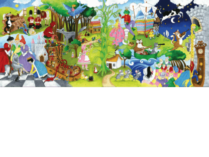 Story Time Wall Mural is a princess wallpaper featuring characters from famous fairytales.