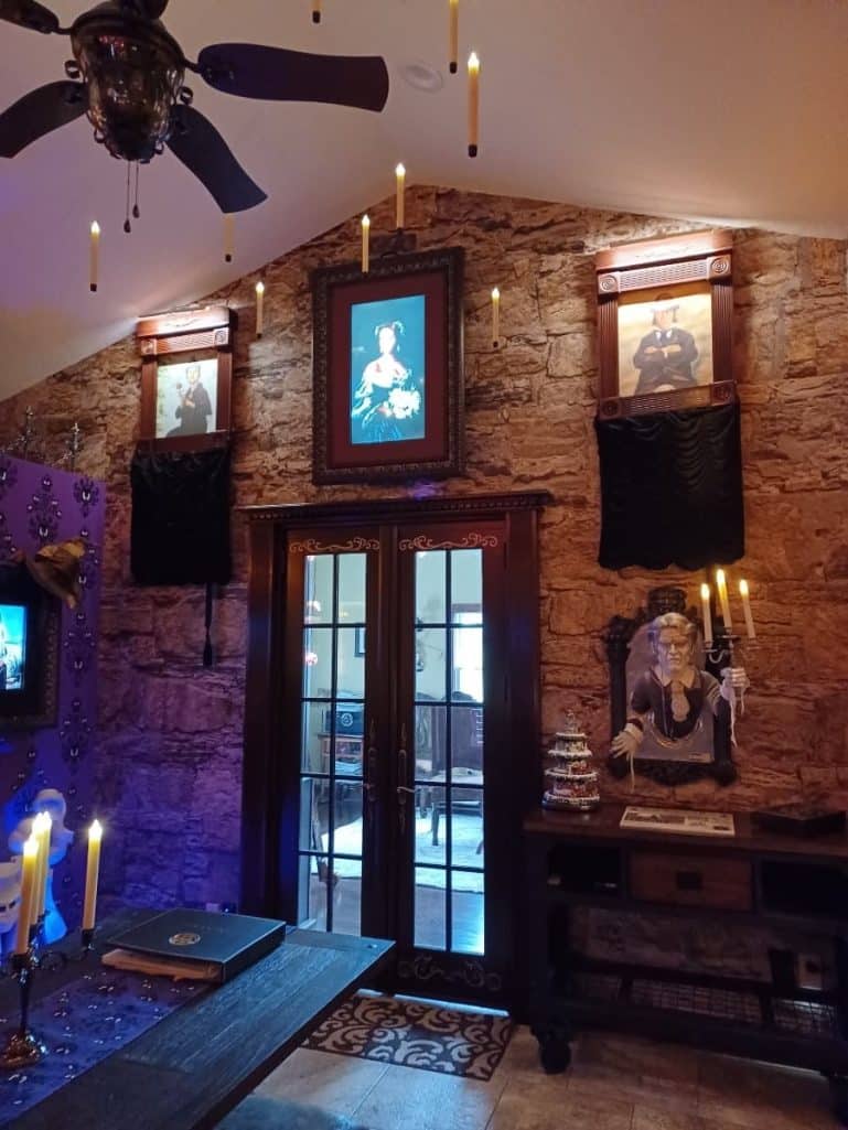 Castle Stone Wallpaper, as seen on the wall of this Harry Potter Themed Room, is a photo mural of realistic, textured stones from About Murals.