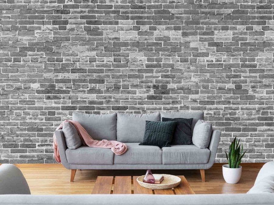 Black and White Brick Wallpaper | About Murals
