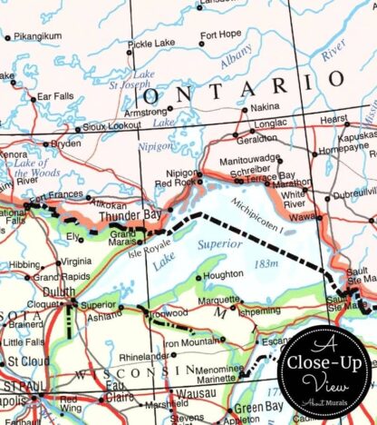 North America Map Wallpaper - Image 2
