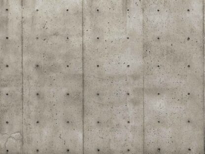 Beige Concrete Wallpaper is a photo mural of concrete slabs and tie holes from About Murals.