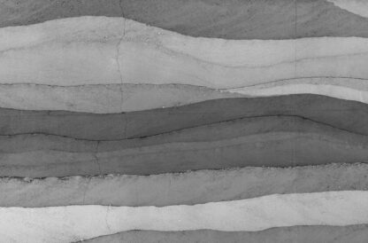 Concrete Effect Wallpaper is a photo mural of concrete ribbons layered horizontally on a wall from About Murals.