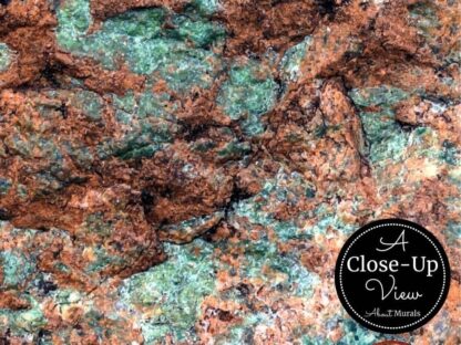 Copper and Teal Stone Wallpaper - Image 3