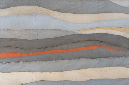 Grey and Orange Concrete Wallpaper - Image 2