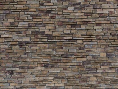 Stacked Stone Wallpaper is a photo mural of a brown stone wall from About Murals.