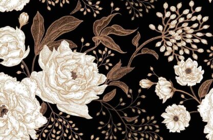 Dark Peony Wallpaper - Image 3
