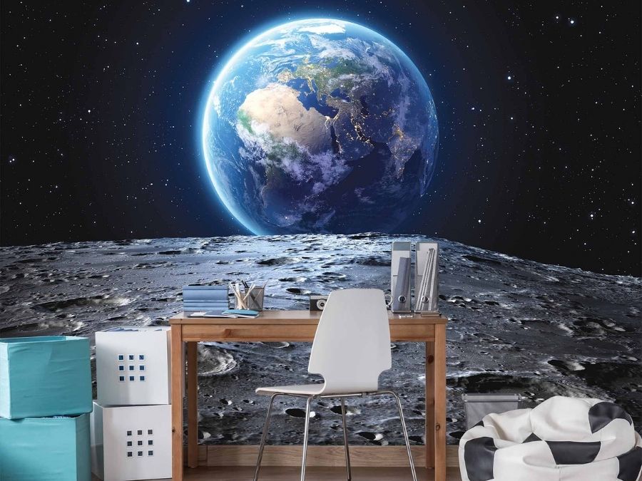 Space Earth Wallpaper | About Murals