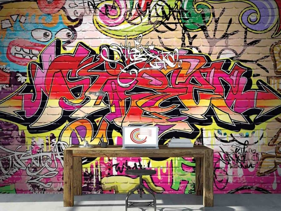 3D Street Graffiti Wallpaper Wall Mural Removable Self-adhesive 153 | eBay