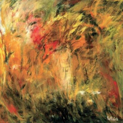 Yellow Red and Green Abstract Wallpaper - Image 2