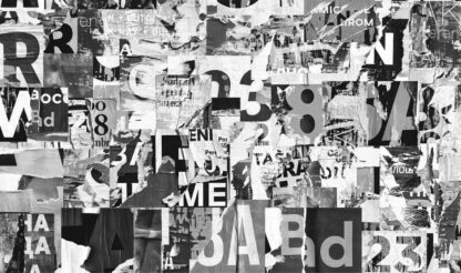 Black and White Collage Wallpaper - Image 2