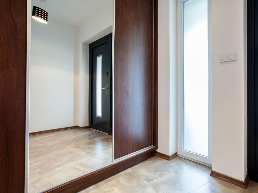 Surfaces suitable for wallpaper include glass, mirror, melamine and ceramic from About Murals