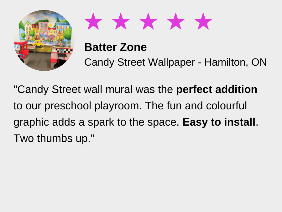 Batter Zone wallpaper review for About Murals