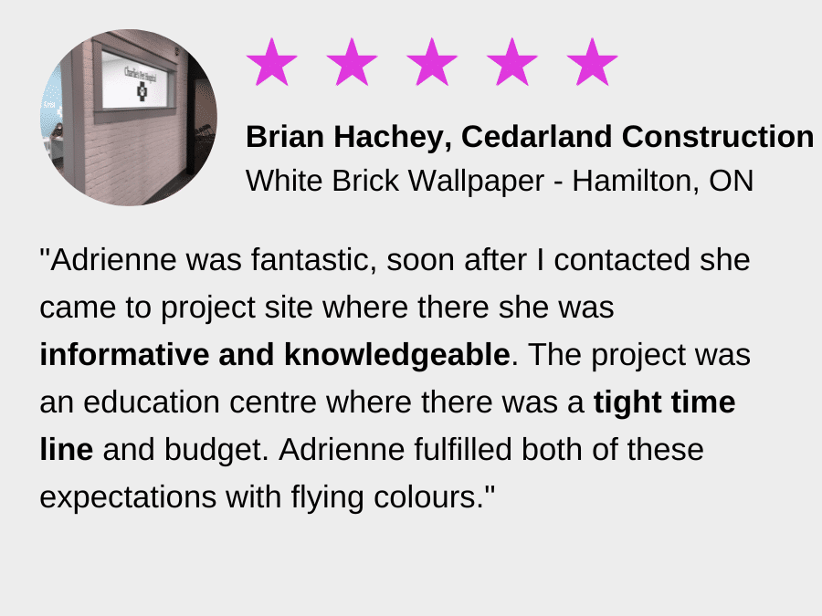 Cedarland Construction wallpaper review for About Murals